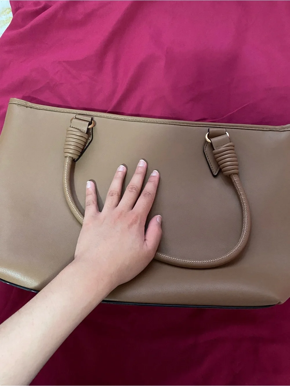 Vintage Women's Brown Tote Bag - Picture 11 of 11